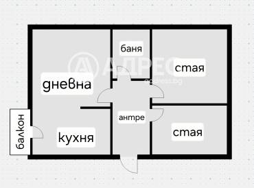 Тристаен апартамент, София, Център, 687486, Снимка 1