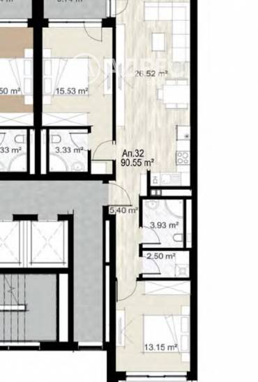 Тристаен апартамент, София, Сердика, 667487, Снимка 1