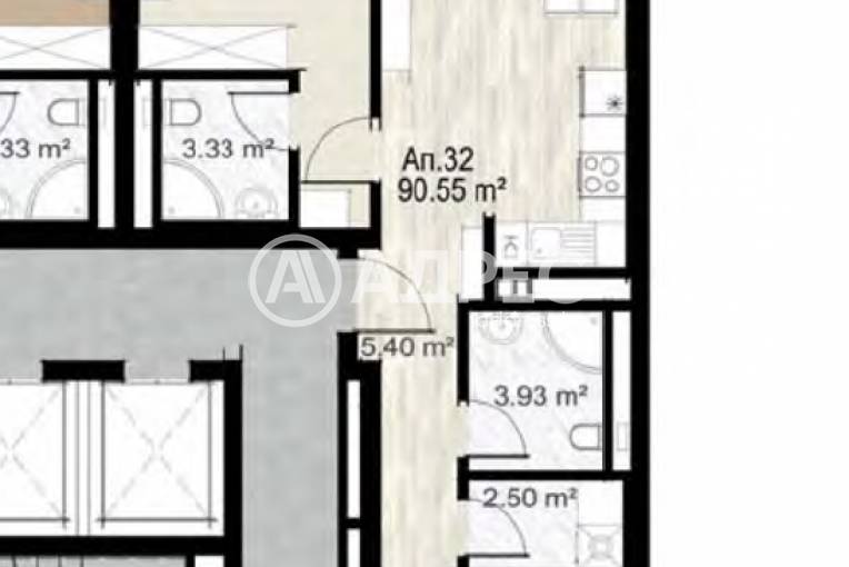 Тристаен апартамент, София, Сердика, 667487, Снимка 3