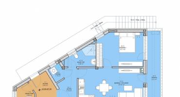 Двустаен апартамент, Бургас, Меден рудник - зона Д, 631492, Снимка 3