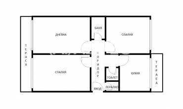 Тристаен апартамент, Варна, Владислав Варненчик, 668492, Снимка 1
