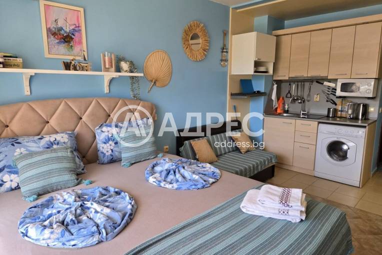 Едностаен апартамент, Созопол, м-ст Каваци, 662493, Снимка 1