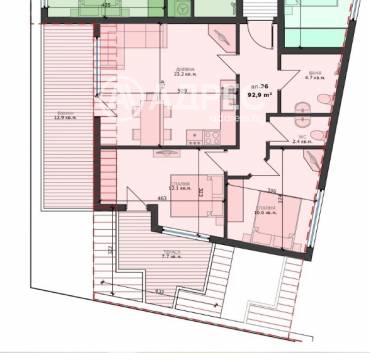 Тристаен апартамент, Варна, Погребите, 668495, Снимка 1