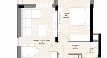 Двустаен апартамент, София, Овча купел 2, 671495, Снимка 2