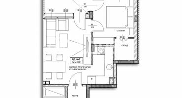 Двустаен апартамент, Поморие, Свобода, 677495, Снимка 3