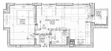 Двустаен апартамент, София, Левски, 685495, Снимка 1