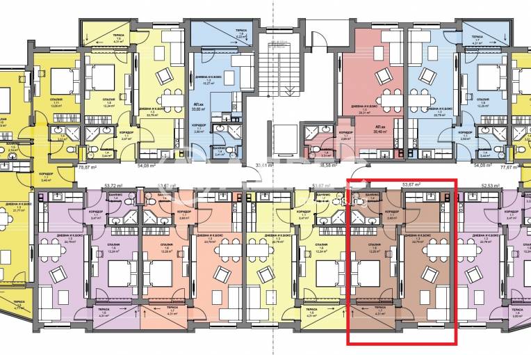 Двустаен апартамент, Равда, 644496, Снимка 2