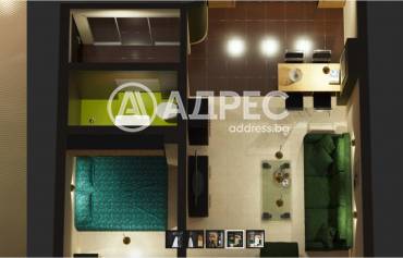 Двустаен апартамент, София, Център, 681496, Снимка 1