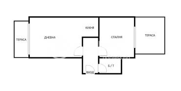 Двустаен апартамент, Варна, Цветен квартал, 667498, Снимка 1