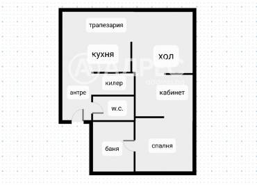 Тристаен апартамент, София, Център, 698498, Снимка 1
