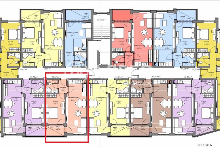 Двустаен апартамент, Равда, 644500, Снимка 2