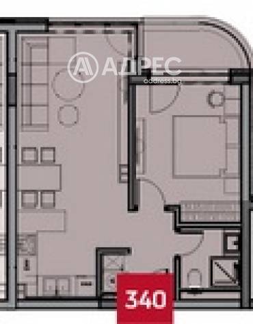 Двустаен апартамент, София, Лозенец, 660501, Снимка 1