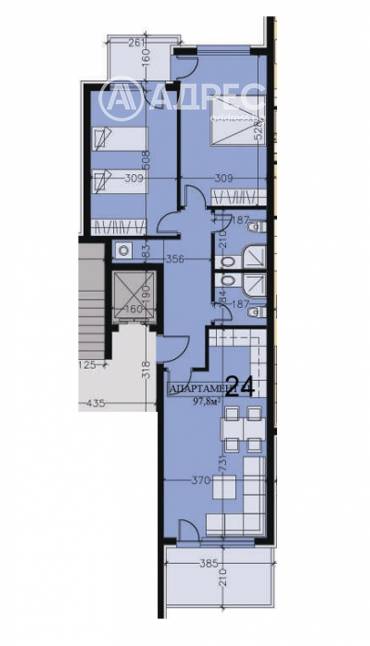 Тристаен апартамент, София, Манастирски ливади - изток, 656502, Снимка 1