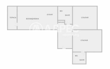 Тристаен апартамент, Варна, Виница, 694503, Снимка 1