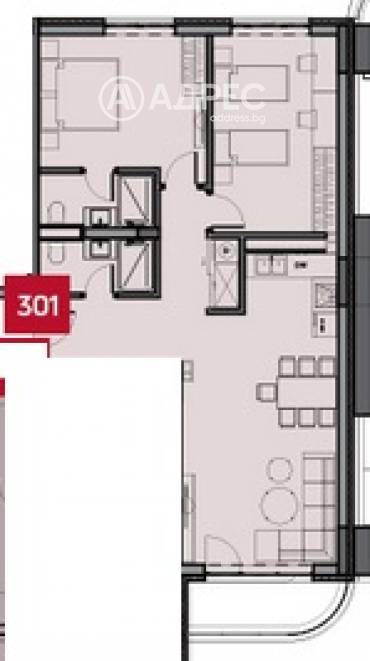 Тристаен апартамент, София, Лозенец, 660504, Снимка 1