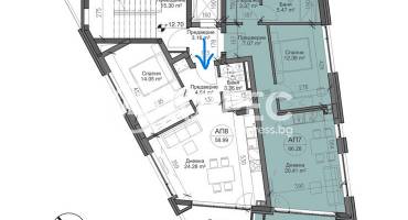 Двустаен апартамент, Варна, Чайка, 680504, Снимка 5