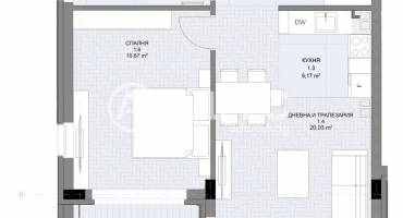 Двустаен апартамент, София, Овча купел 2, 671508, Снимка 2