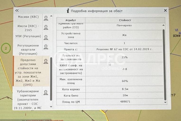 Парцел/Терен, Панчарево, в.з Косанин дол, 664510, Снимка 5