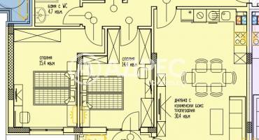 Тристаен апартамент, Варна, м-ст Акчелар, 683513, Снимка 4