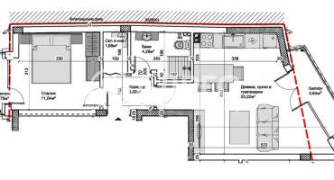 Двустаен апартамент, Варна, Христо Ботев, 635516, Снимка 3