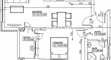 Двустаен апартамент, Благоевград, Еленово, 689516, Снимка 1