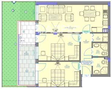 Тристаен апартамент, София, Обеля 2, 684518, Снимка 1