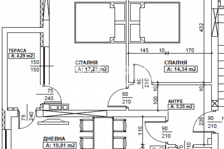 Тристаен апартамент, Благоевград, Еленово, 689518, Снимка 1
