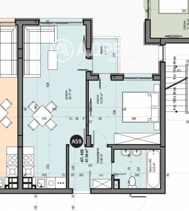 Двустаен апартамент, София, Люлин 5, 621522, Снимка 1