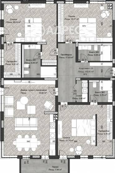 Многостаен апартамент, София, Център, 670523, Снимка 1