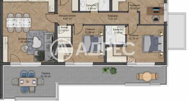 Многостаен апартамент, Пловдив, Остромила, 676523, Снимка 1