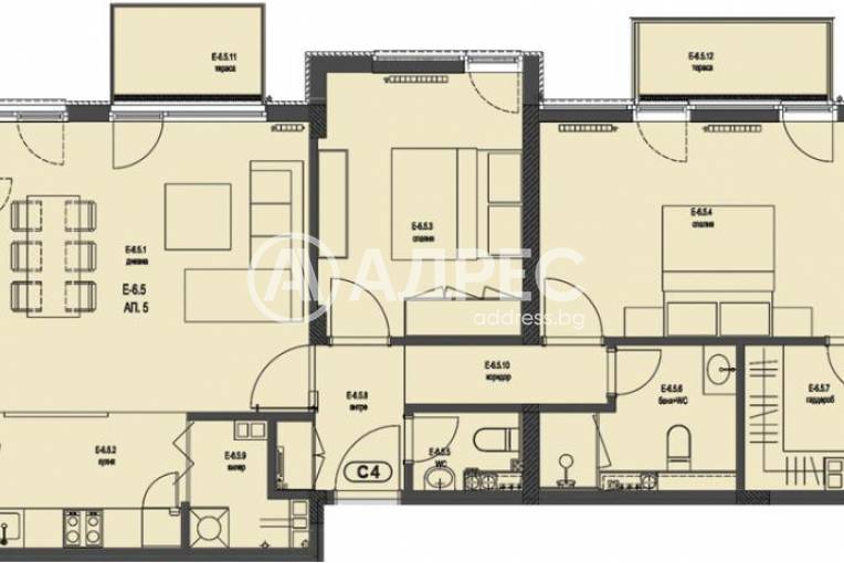 Тристаен апартамент, Пловдив, Филипово, 666524, Снимка 9