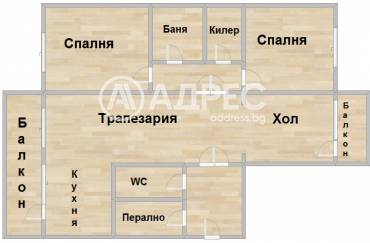 Тристаен апартамент, Варна, Възраждане 2, 675527, Снимка 1