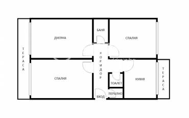 Многостаен апартамент, Варна, Цветен квартал, 672530, Снимка 1