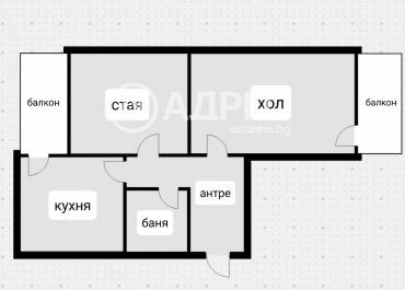 Двустаен апартамент, София, Красна поляна 1, 636533, Снимка 1