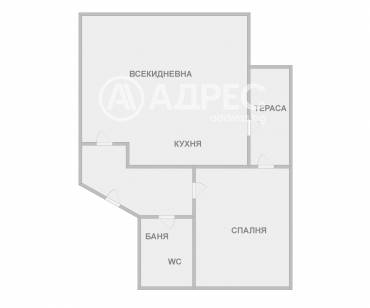 Двустаен апартамент, Варна, Възраждане 3, 678533, Снимка 1