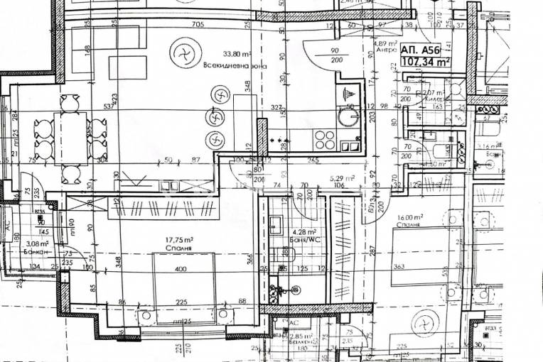 Тристаен апартамент, Пловдив, Гагарин, 614535, Снимка 1