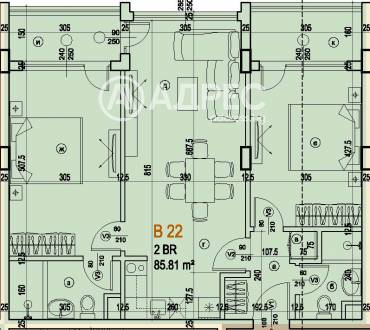 Тристаен апартамент, София, Манастирски ливади - изток, 666535, Снимка 1