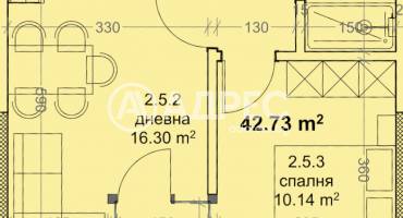 Двустаен апартамент, Варна, Младост 1, 671535, Снимка 2
