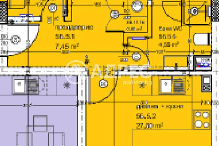 Тристаен апартамент, Варна, Кайсиева градина, 676536, Снимка 1