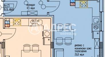 Двустаен апартамент, Варна, м-ст Акчелар, 683537, Снимка 4