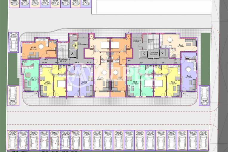 Двустаен апартамент, Варна, Владислав Варненчик, 663538, Снимка 1