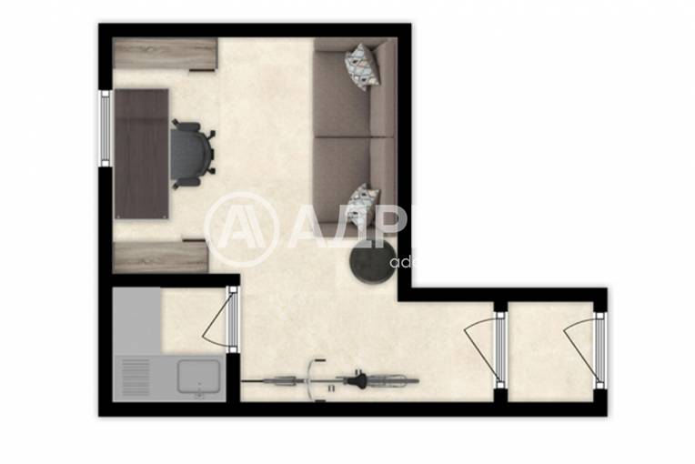 Тристаен апартамент, София, Лозенец, 701538, Снимка 10