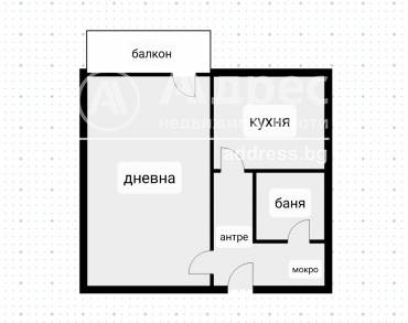 Едностаен апартамент, София, Люлин 2, 575539, Снимка 1