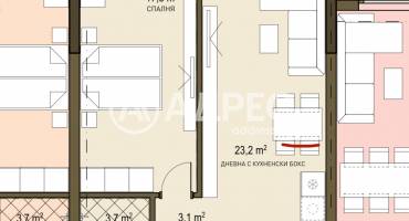 Двустаен апартамент, София, Овча купел 2, 686539, Снимка 2