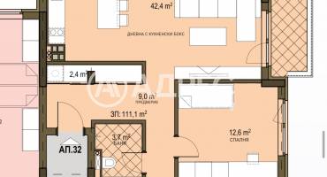 Тристаен апартамент, София, Овча купел 2, 686540, Снимка 2