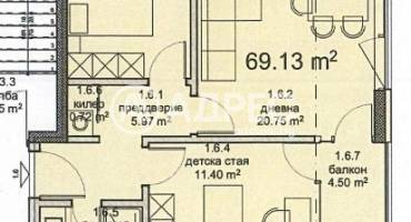 Тристаен апартамент, Варна, Владислав Варненчик, 681541, Снимка 3