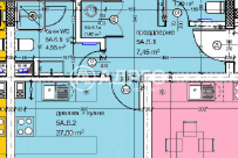 Тристаен апартамент, Варна, Кайсиева градина, 676542, Снимка 1