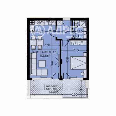 Двустаен апартамент, София, Манастирски ливади - изток, 656543, Снимка 1