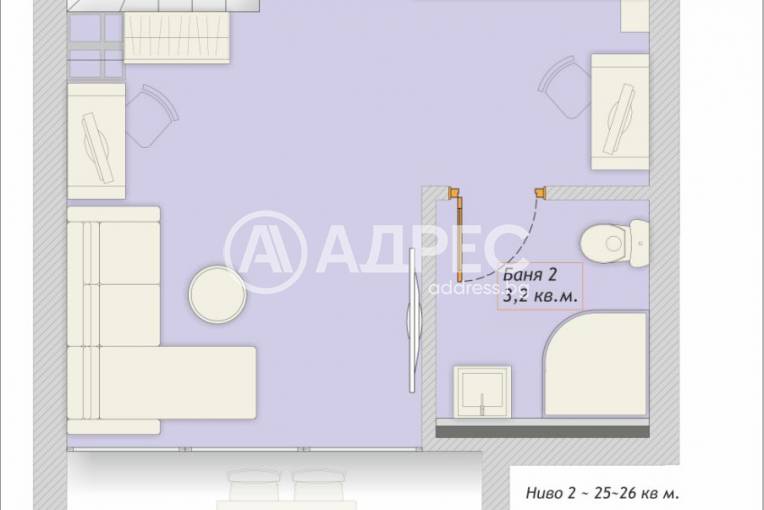 Двустаен апартамент, Варна, Операта, 694543, Снимка 3