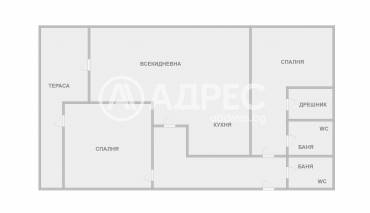 Тристаен апартамент, Варна, Чайка, 675545, Снимка 1